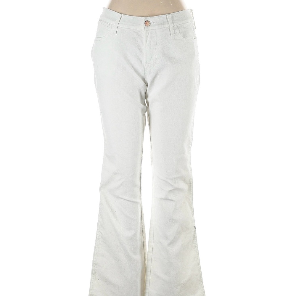 Old Navy White Flare Wide Leg Jeans